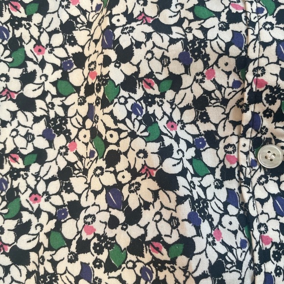 Talbots floral button down-16 - Picture 3 of 4